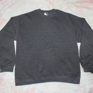 Hanes Premium Men's Gray Long Sleeve Pullover Sweater Size Medium